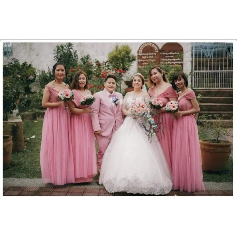 Shopee bridesmaid hot sale dresses