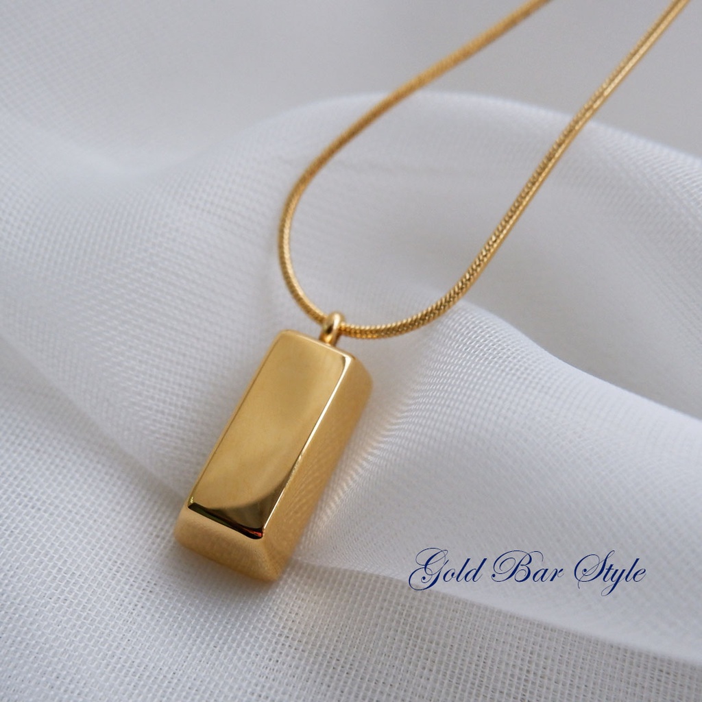 Gold hot sale ingot jewelry