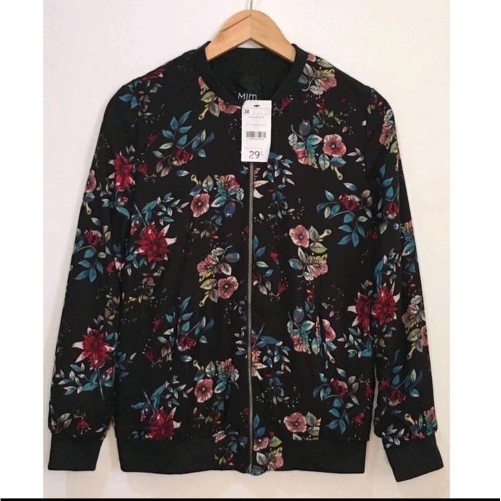 bomber flower jacket