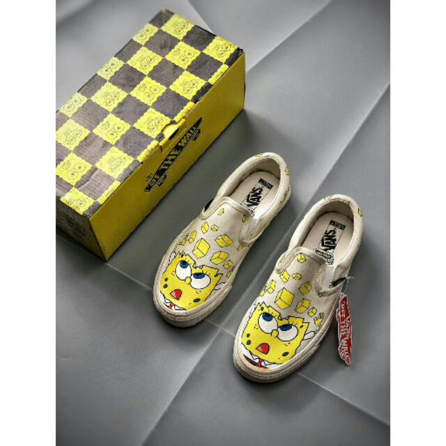 Spongebob vans outlet slip ons