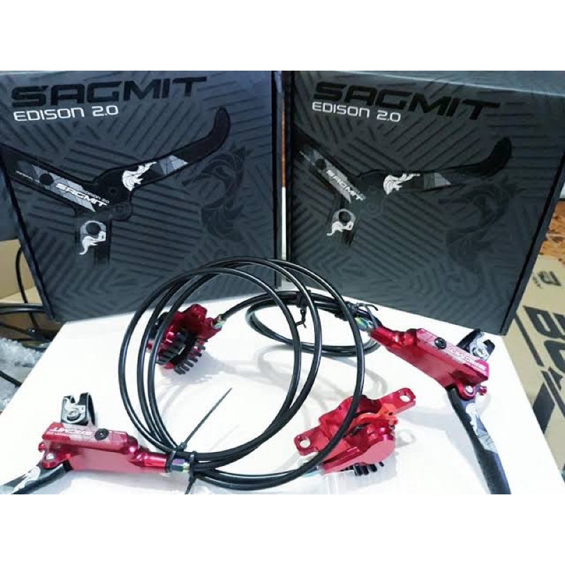 Sagmit store hydraulic brake