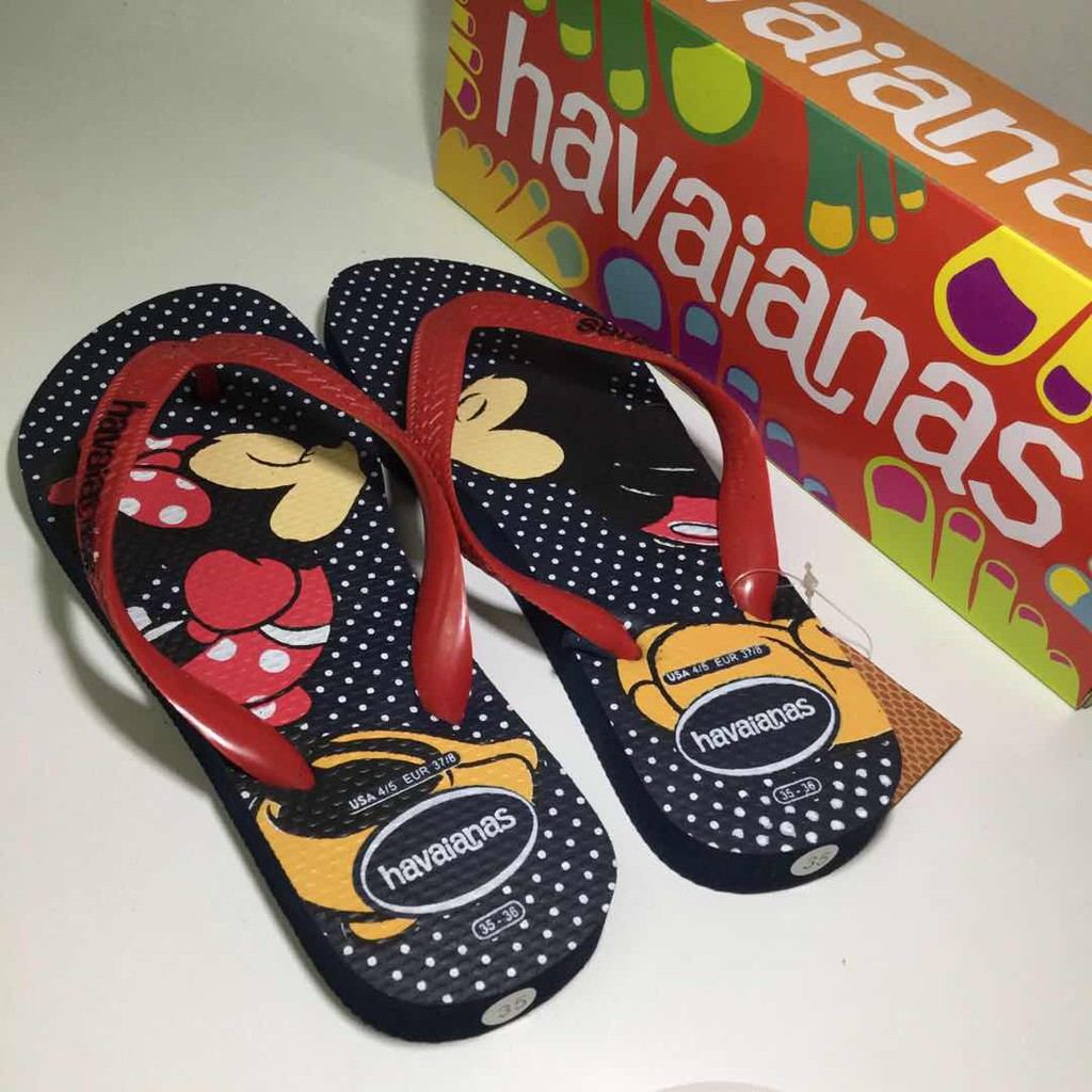 Havaianas mickey discount mouse flip flops