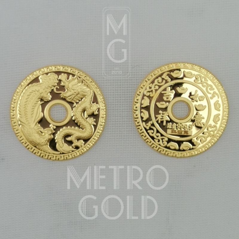 24K HK Gold Coin 1 gram