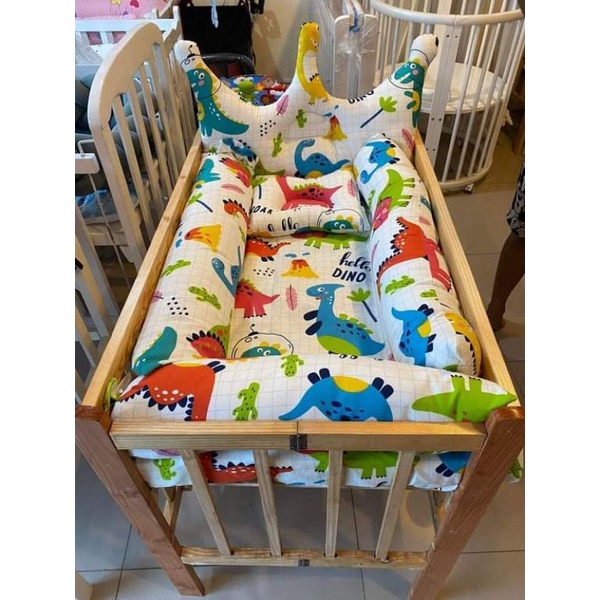 Crown crib hot sale bedding