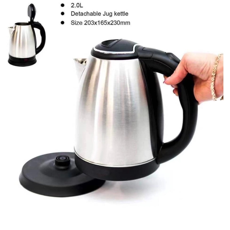 NEW Stainless Steel Electric Kettle 2L for Hot Water Fast Heating Hot Coffee  & Tea BPA Free