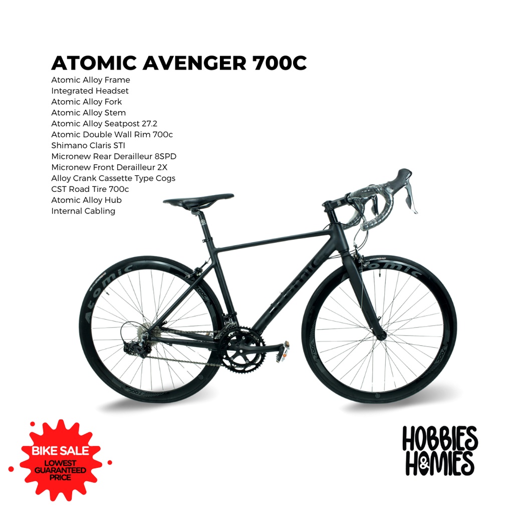 Atomic Avenger 700C Road Bike Hobbies N Homies Shopee