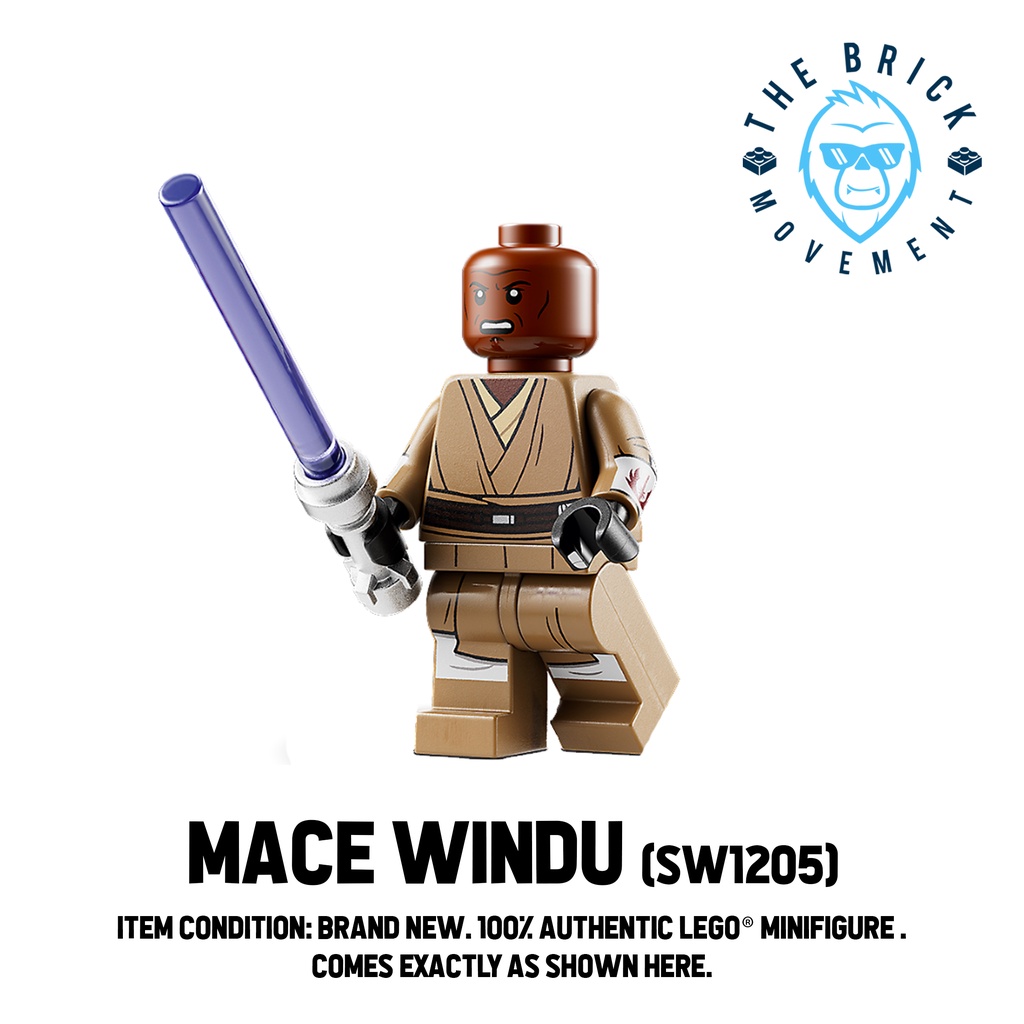 LEGO STAR WARS Mace Windu Minifigure Shopee Philippines