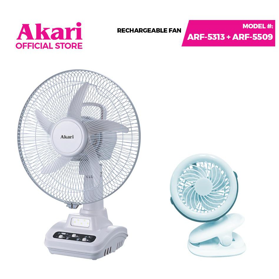 Akari 12 sale inch rechargeable fan