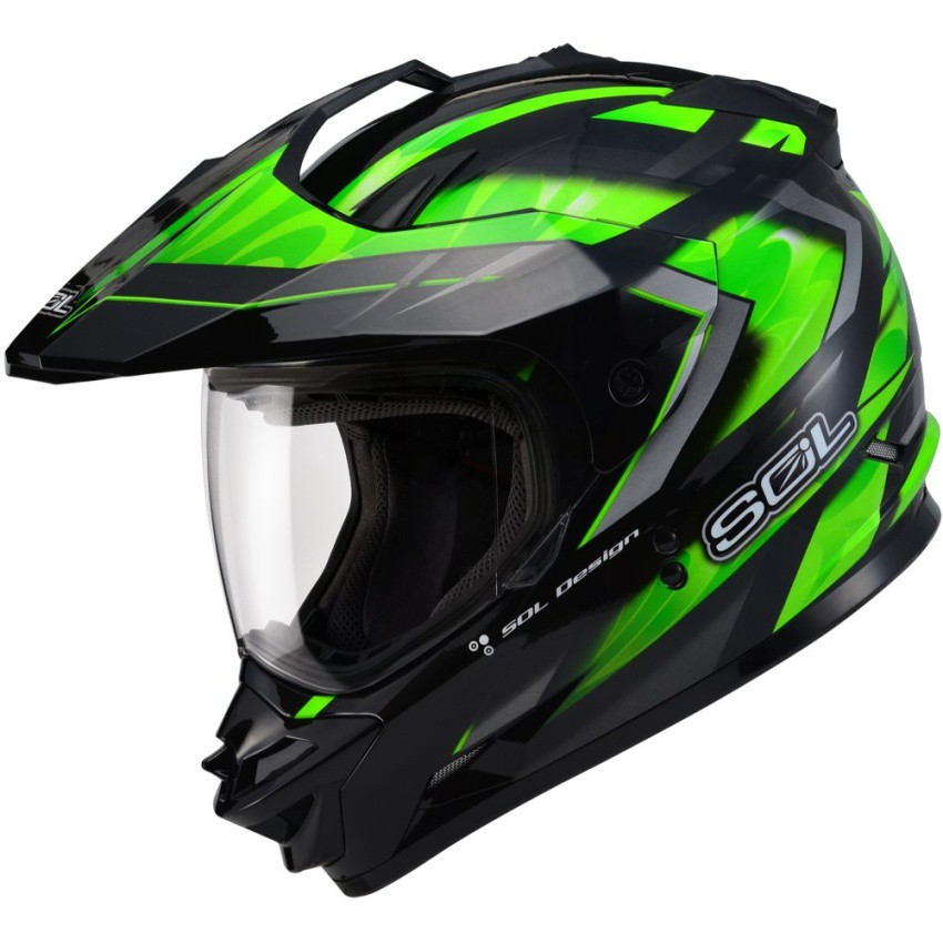 Sol dual sport store helmet