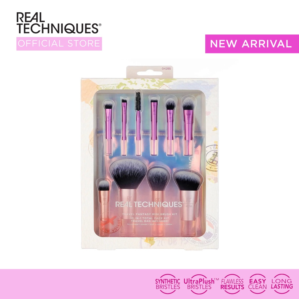 Real Techniques EVERYDAY ESSENTIALS SET - Set de brosses à