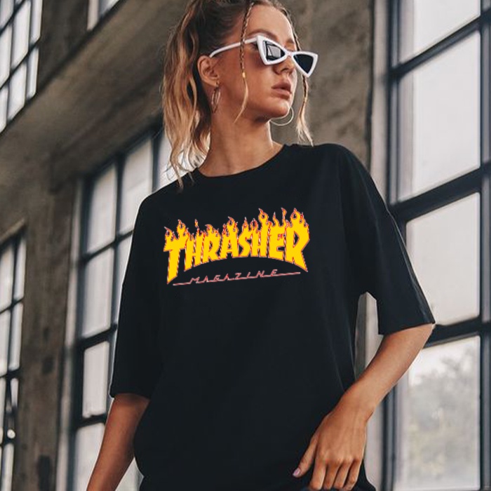 Oversized 2025 thrasher shirt