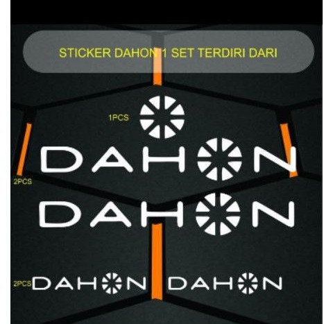 Cutting Sticker Folding Bike Dahon Sticker Seli Dahon Shopee Philippines