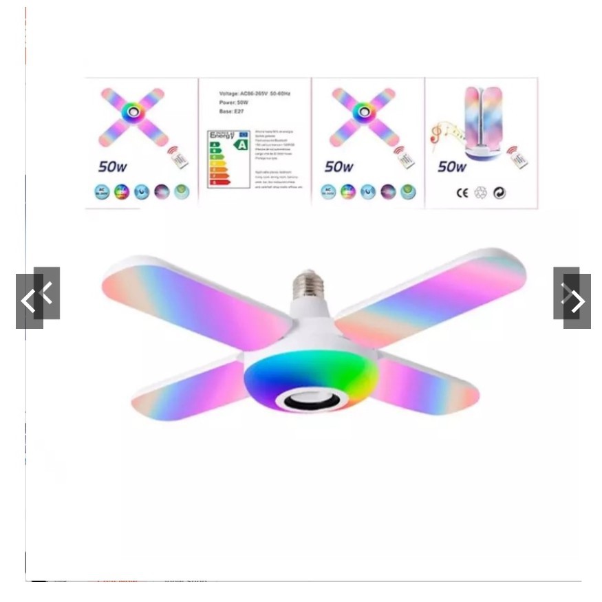 MUSIC LED Light Bluetooth Speaker Deformation Music Lamp 4