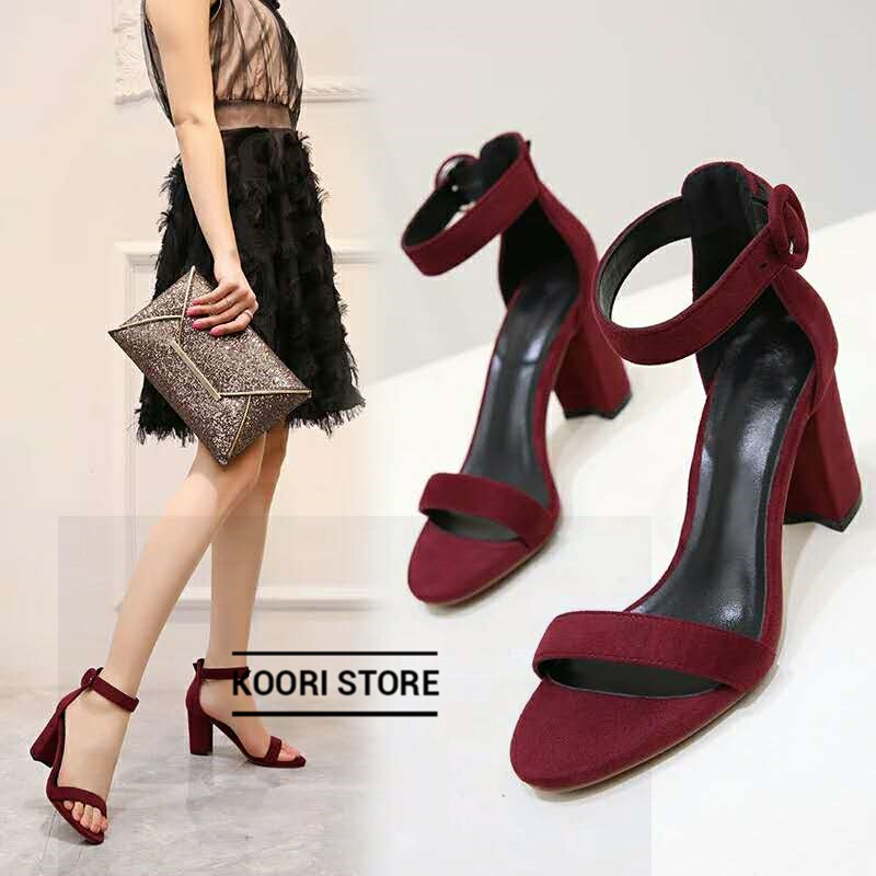 Three inch hot sale block heels