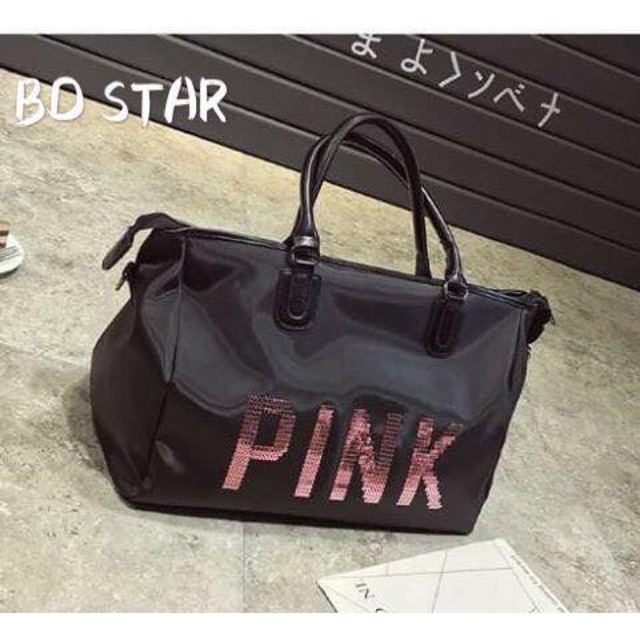 Pink travel discount bag victoria secret