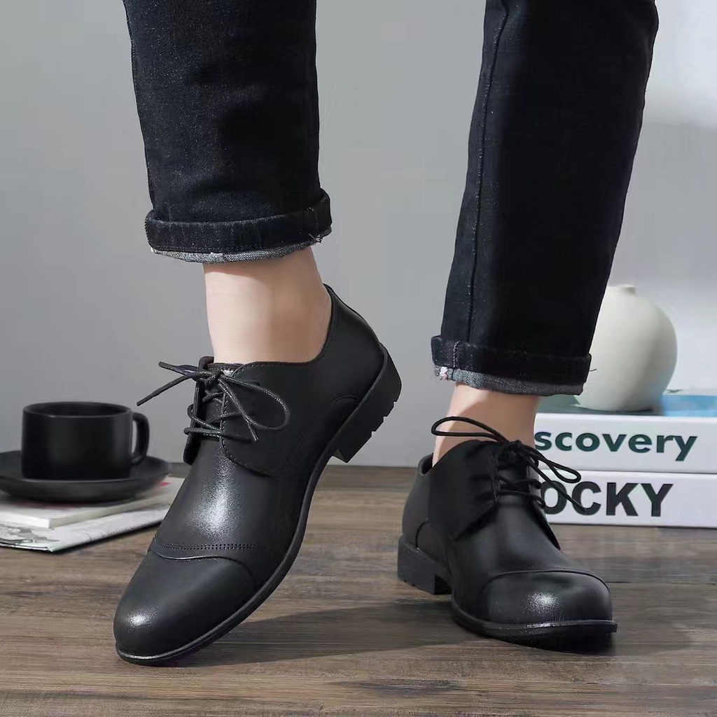 Branded formal hot sale black shoes