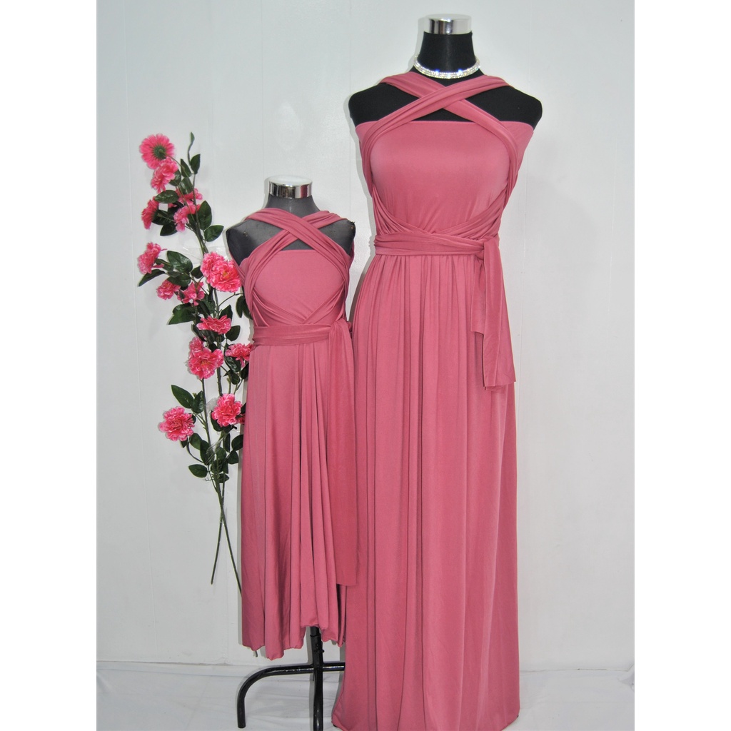 Infinity gown hot sale old rose