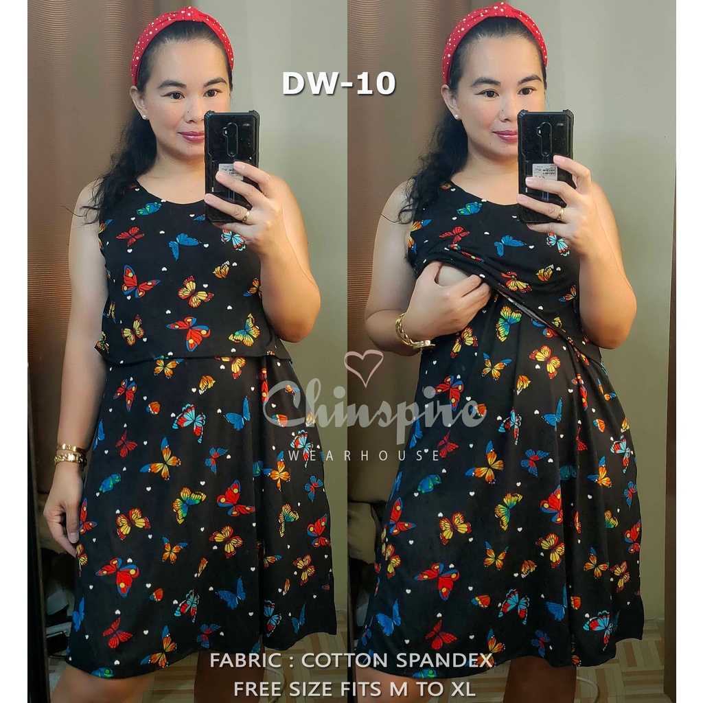 Nursing dress outlet shopee