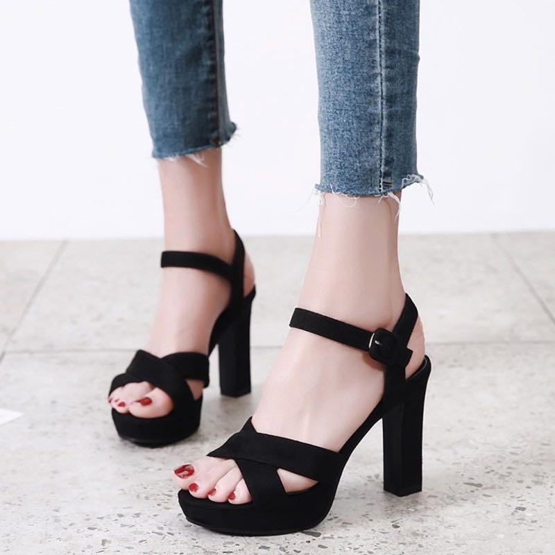 Shopee sandals with heels hot sale