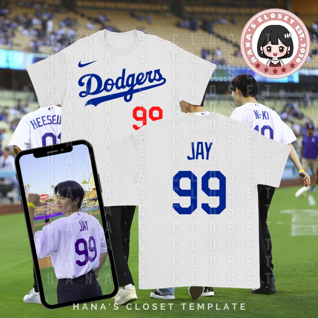 Enhypen Dodgers Jersey (GO), Hobbies & Toys, Memorabilia & Collectibles,  K-Wave on Carousell