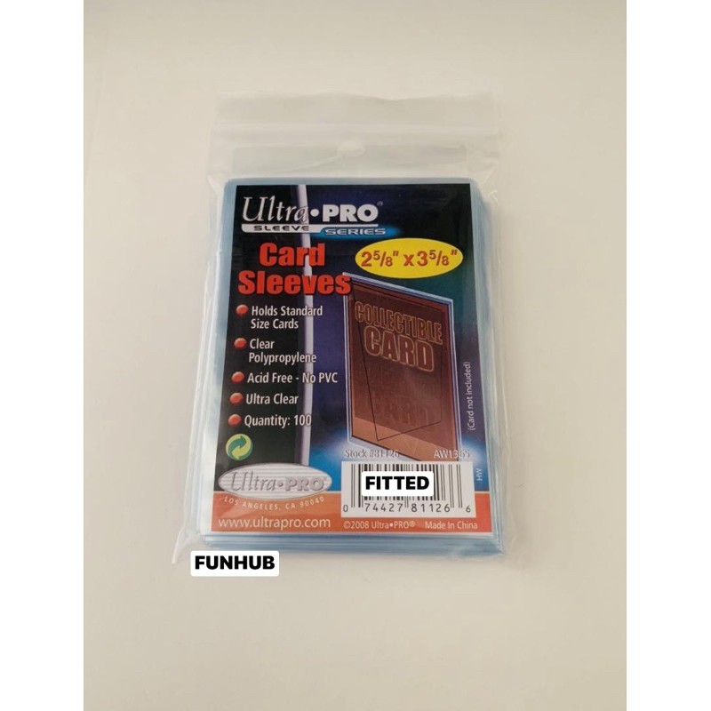 UltraPro 3 x 4 Clear Regular Top Loaders - 200 Total + Ultra Pro Cle