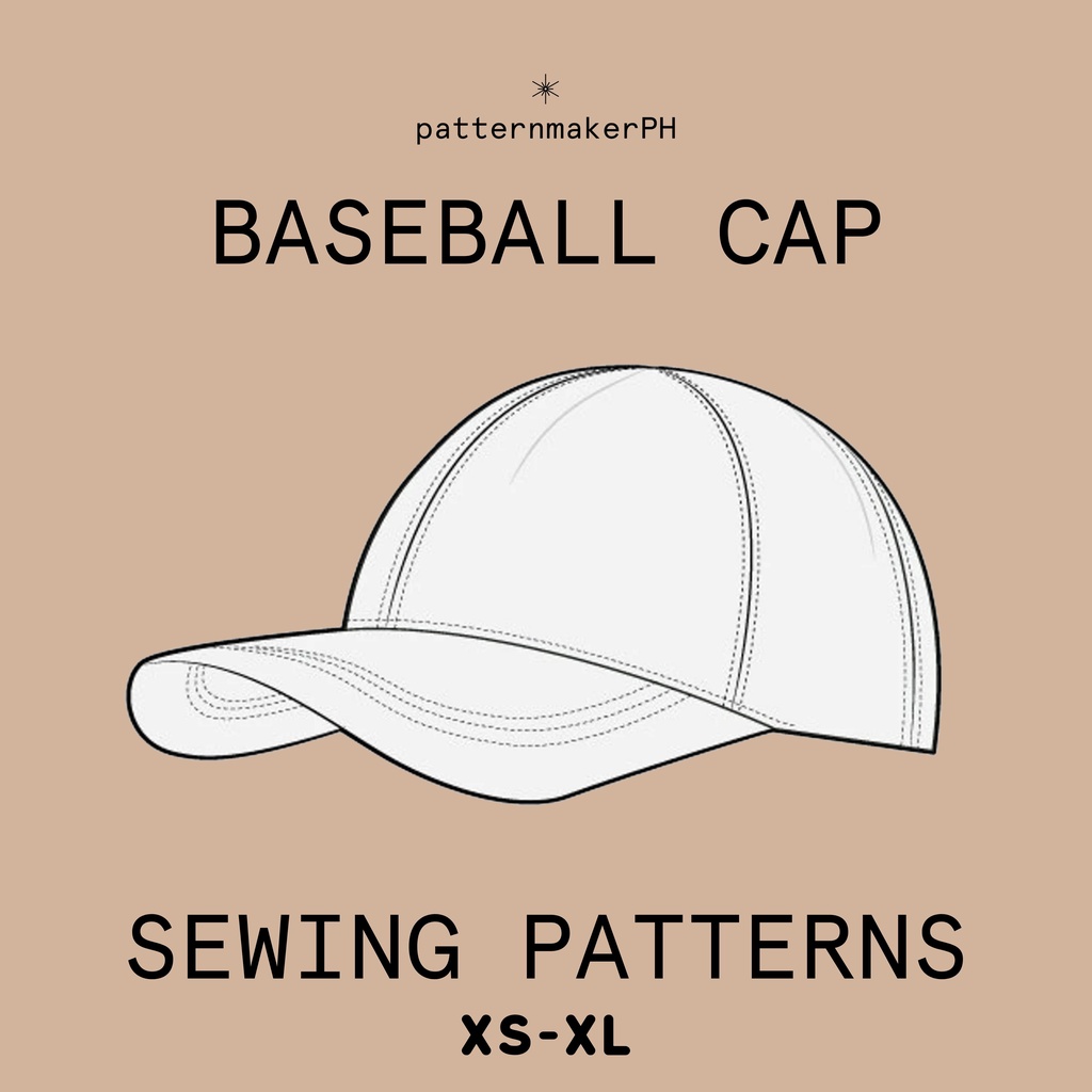 Baseball cap hot sale pattern