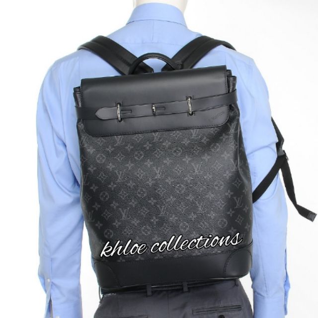 Louis Vuitton Steamer Backpack Monogram Eclipse in Coated Canvas