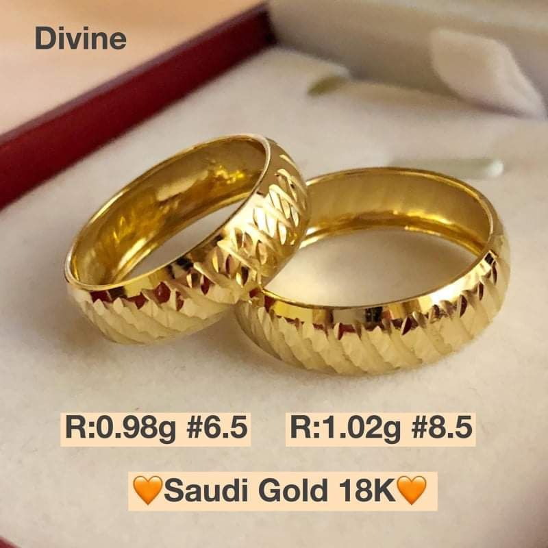 Wedding ring saudi gold on sale price