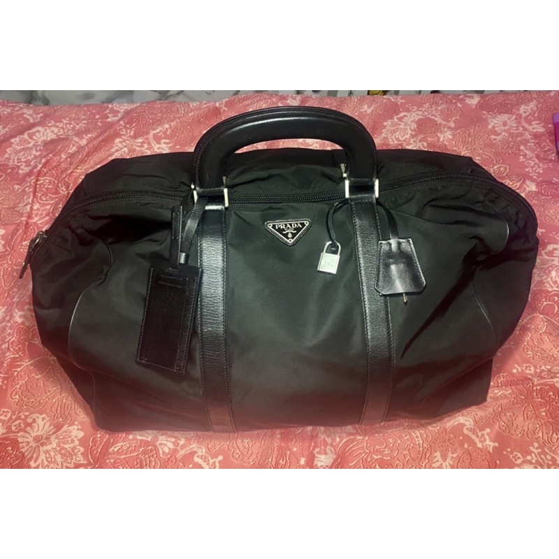Authentic PRADA Nylon Duffle Bag size 45 Shopee Philippines