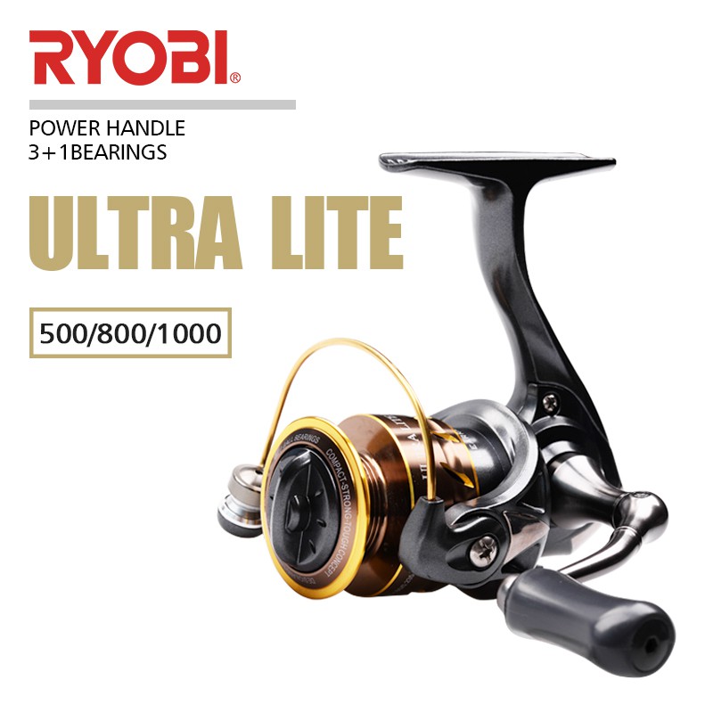 NEW RYOBI CYNOS LT Spinning Fishing Reels 2000-4000HP 6+1BB Light Weight  Body Metal Spool Power Handle Saltwater Reel Fishing