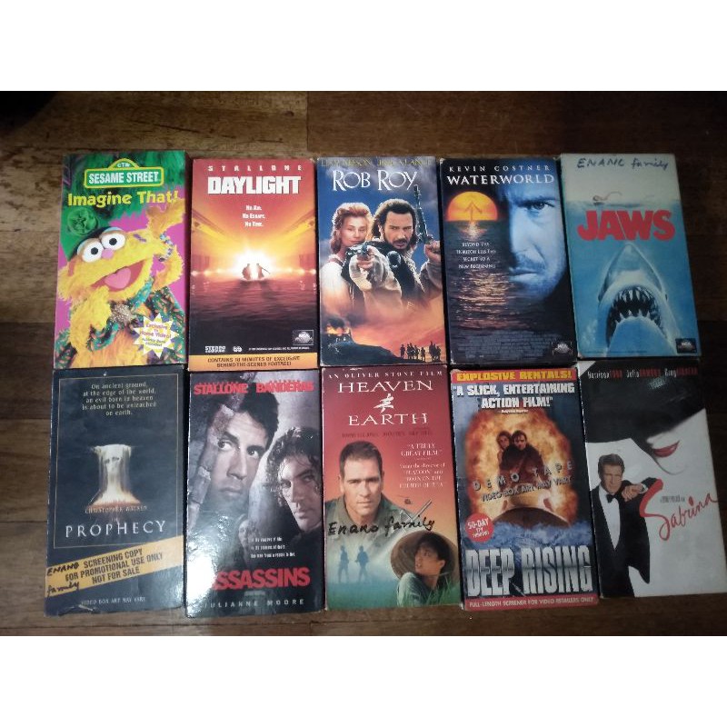 Original VHS Tapes 3 ︴SECONDHAND | Shopee Philippines