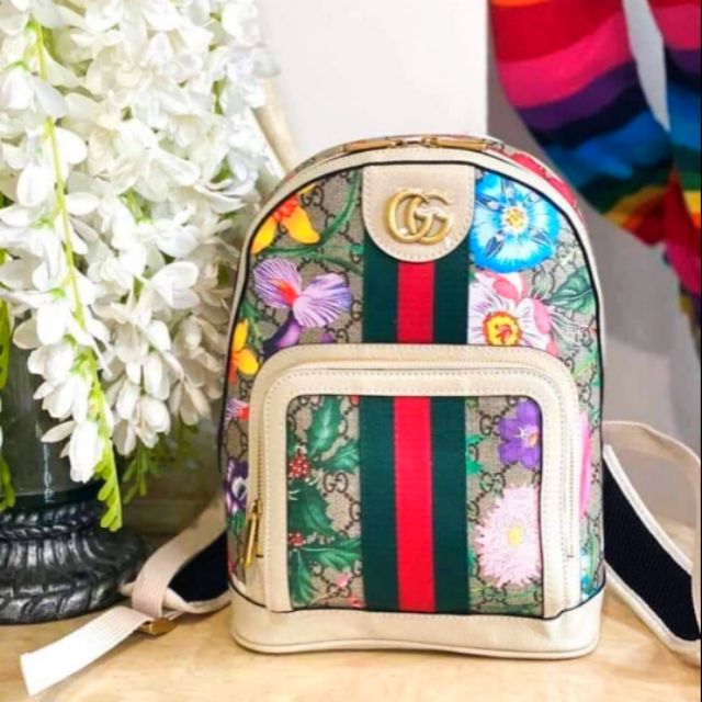 Gucci hotsell backpack flowers