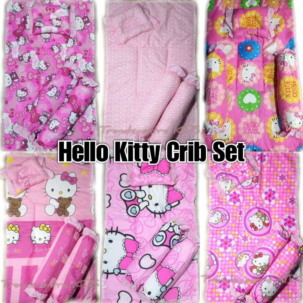 Hello kitty best sale crib set