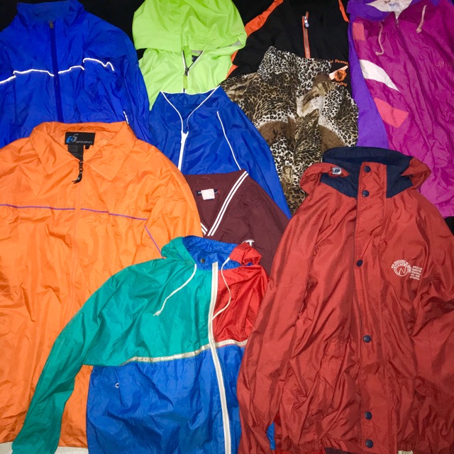 Cheap vintage outlet windbreakers