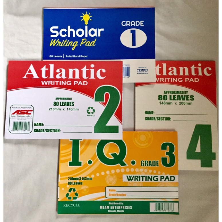 10pads Intermediate Pad Long Pad Paper Stationery School Supplies