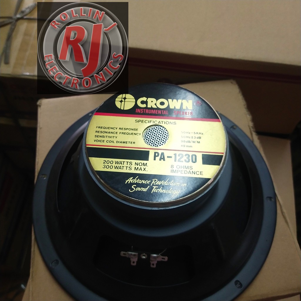 Crown speaker hot sale 300 watts price