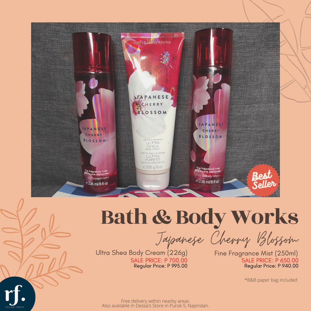 Bath & Body Works Japanese Cherry Blossom Collection Ultra Shea