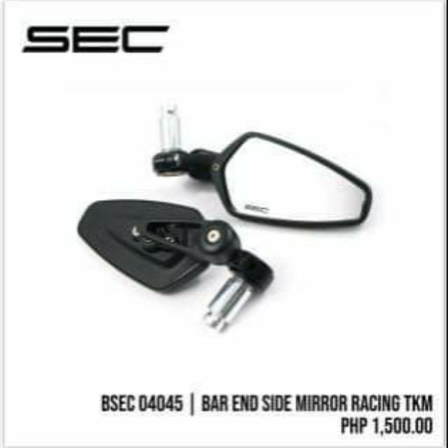 Sec bar store end mirror