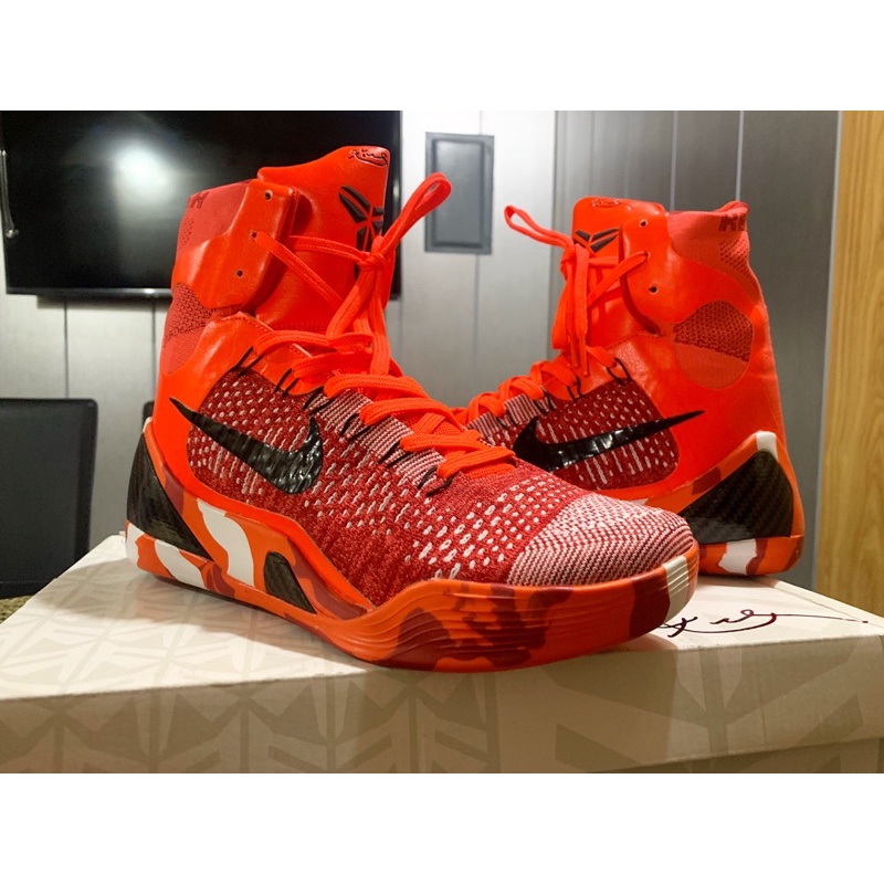 NIKE KOBE 9 HIGH CHRISTMAS BASKETBALL SHOES | Shopee Philippines