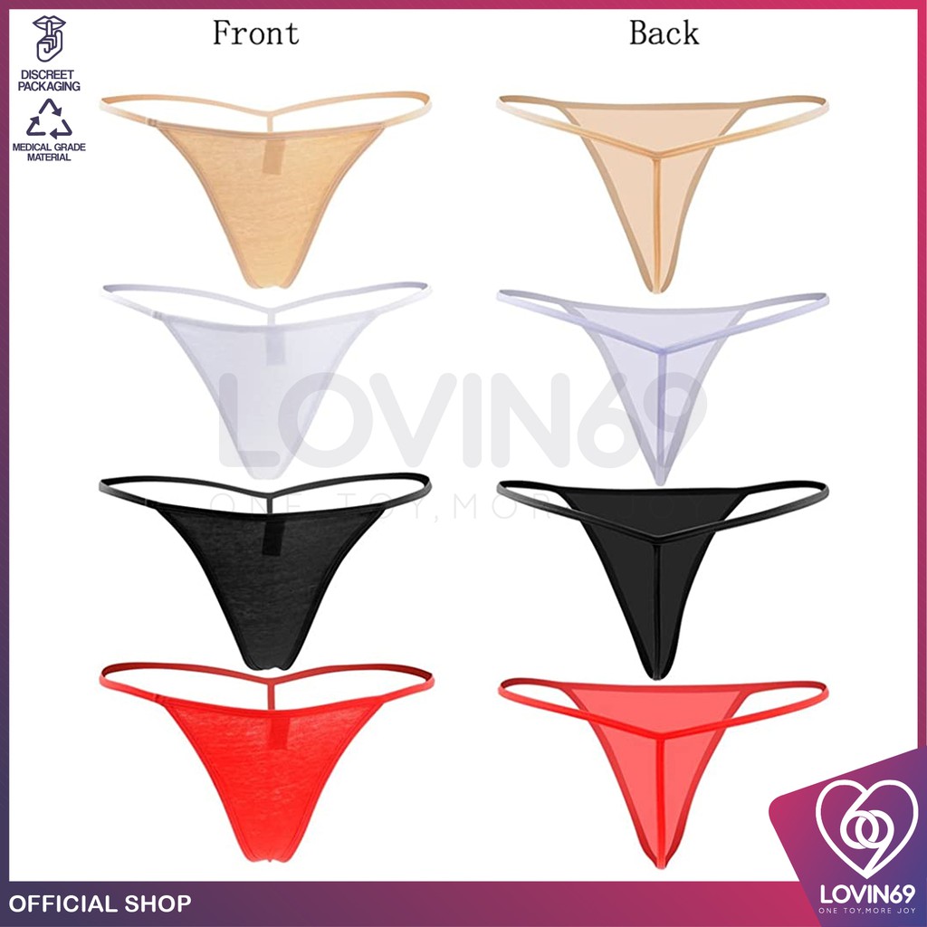 Lovin69 Women's Sexy Panties Simple G-String& T-Back