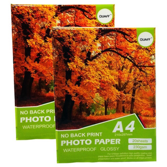 Quaff Glossy Photo Paper