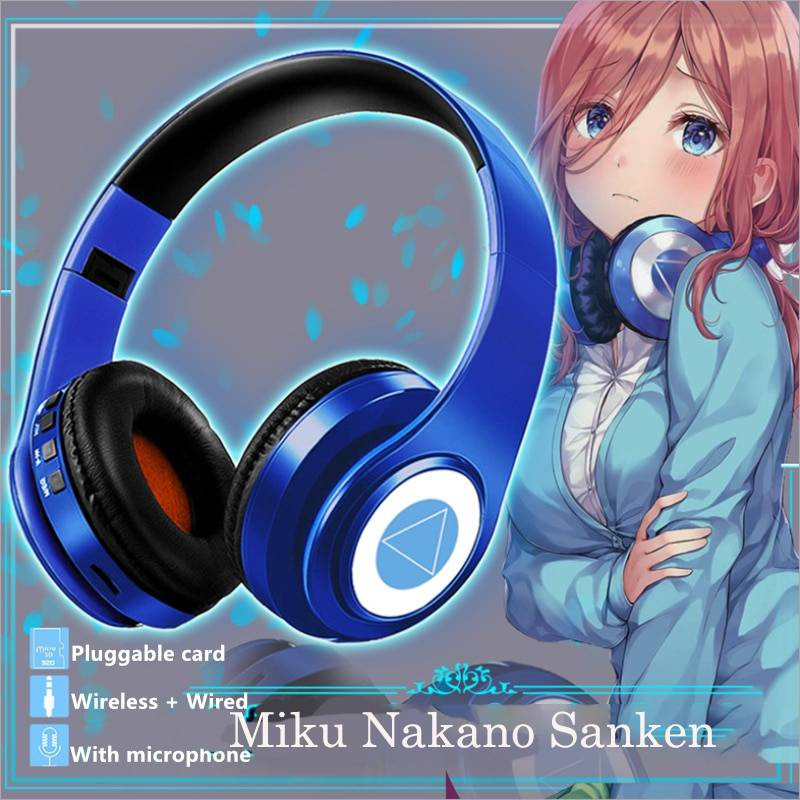 Cosplay Cartoons Headphone Miku Nakano Sanken Wireless headphones