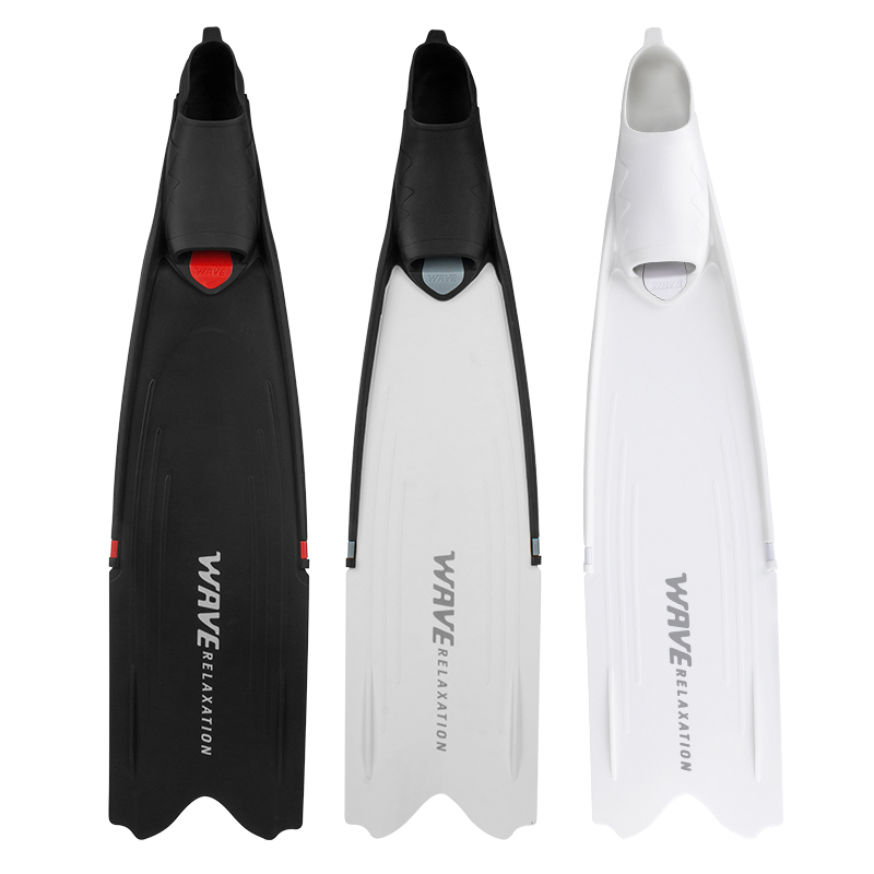 WAVE Diving Fins Professional Adult Training Spearfishing Long Diving Freediving  Fins
