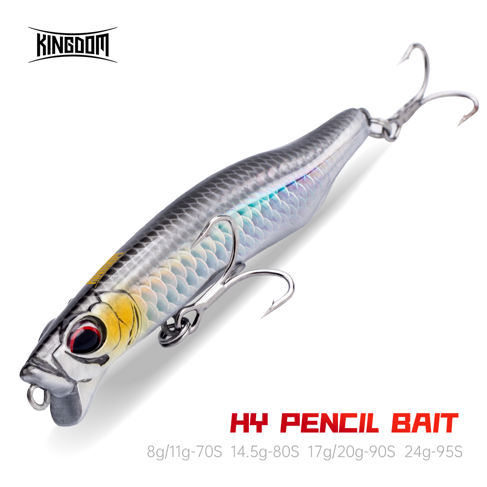 Slow Sinking Pencil Fishing Lure 70mm 14g Artificial Hard Bait