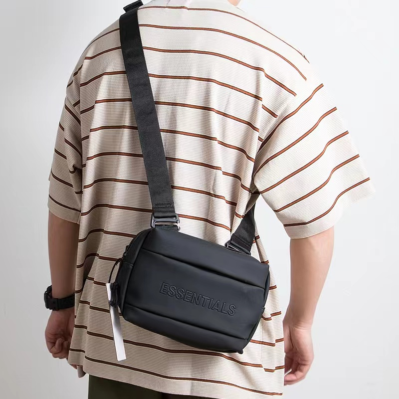 FOG FEAR OF GOD New Essentials Double Thread PU Leather Crossbody ...