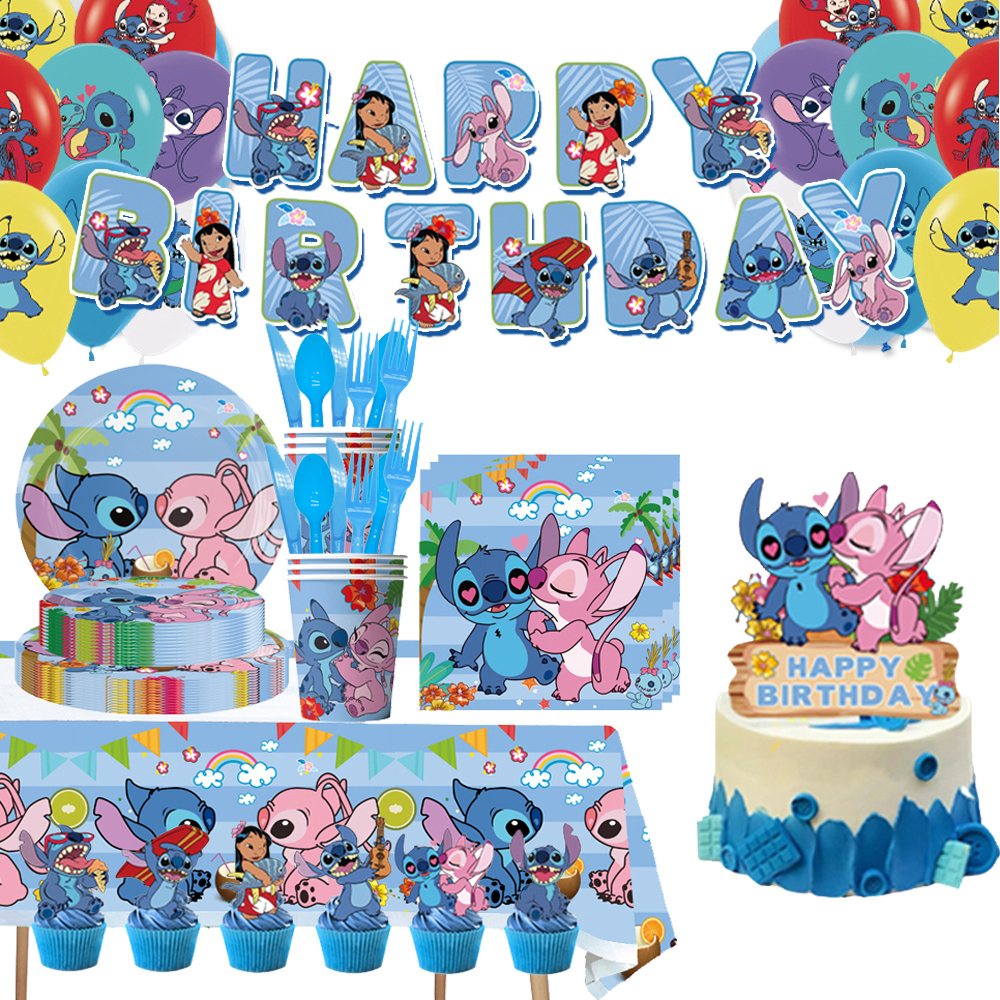 Stitch Party Cake Topper, Lilo and Stitch Cake Topper, Stitch Centerpiece,  Stitch Superhero Decorations, Stitch Party Supplies 