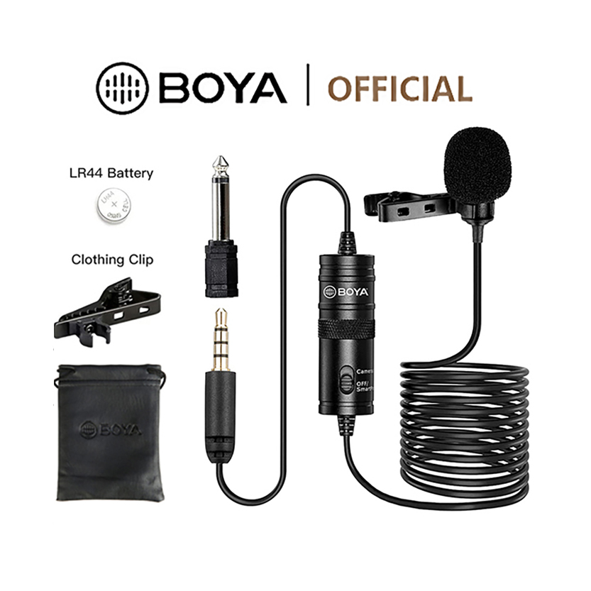 BOYA BY-V BY-20 BY-V10 Wireless Lavalier Mini Microphone for iPhone iPad  Android Live