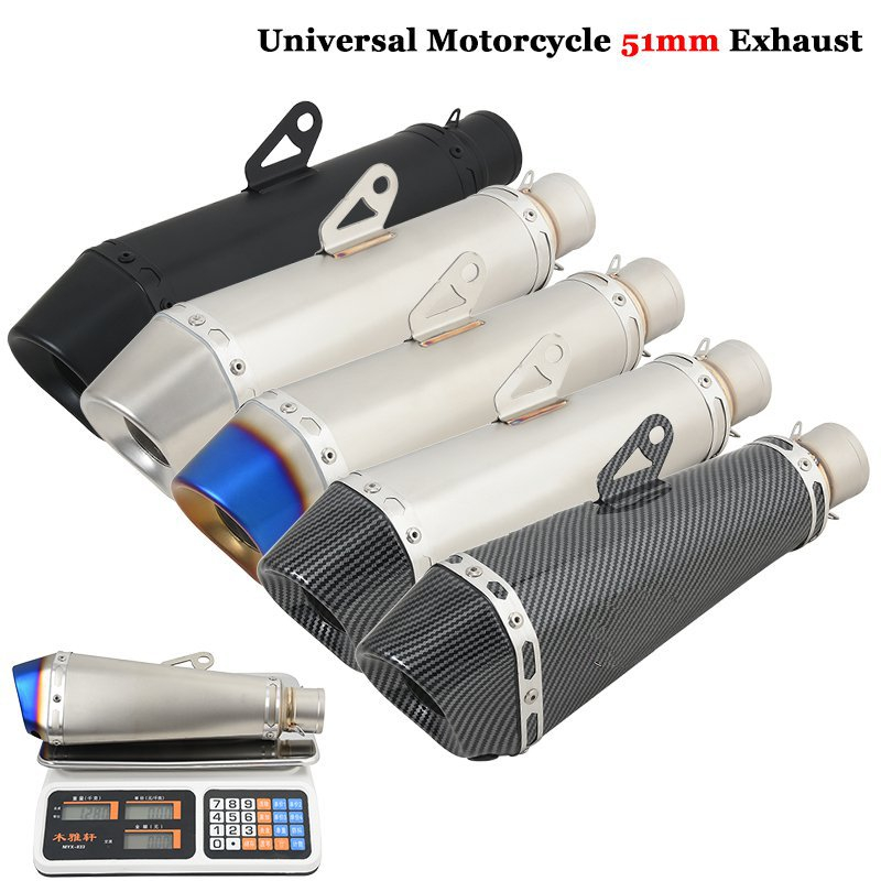 51mm Motorcycle Escape Muffler Modified LeoVince LV-10 Exhaust