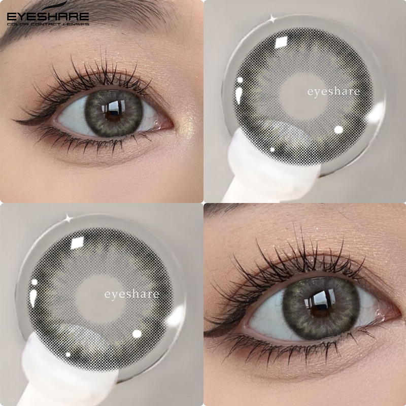 EYESHARE 1 Pair Colored Contact Lenses for Eyes Natural Brown Lenses Beauty  Fashion Red Lense Blue Lenses Green Eye Contacts in 2023