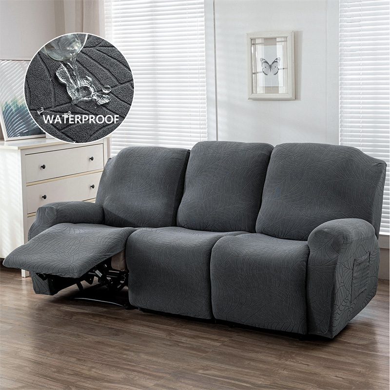 Waterproof Recliner Sofa Cover Leaf Pattern Thick Lazy Boy Reclining Couch Cover Furniture Protector 1 2 3 Seater Shopee Philippines